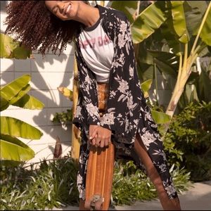 Spiritual Gangster Maya Floral Kimono
